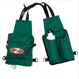 Zilco Horse Riding Saddle Bags Insulated 2 Drink Bottle Holder + 2 Drink Bottles 