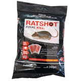 iO Ratshot Rapidkill Red Rat Mouse Rodent Bait PASTE Final Kill 240 gm 