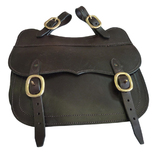 Saddle Trekking Horse Trail Riding Single Saddle Bag Leather Brown