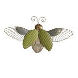 Nature Art Beetle Handcrafted Metal Wall Art Super Cute Multi Coloured