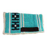 Western Saddle Pad Sioux Show Pad Teal