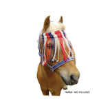 Deluxe Mini Pony Cotton Flyveil Fly Veil Tri Coloured 