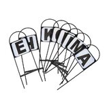 Dressage Letters Arena Markers 12 Strong Easy Read+Attach Metal 