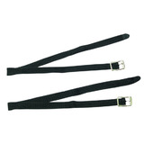 Horse Riding Spur Straps Nylon 45Cm Long Pair Black 