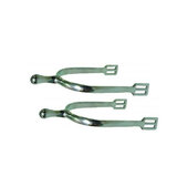 Dressage English Spurs Stainless Steel 20Mm Shank W/Fine Teeth 10Mm Rowel 