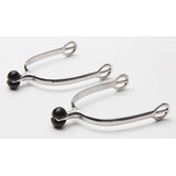 Zilco Spurs With Plastic Roller Ball Equestrian Horse Rider 