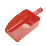 Feed Scoop Large Plastic Animal Feed Scooper RED