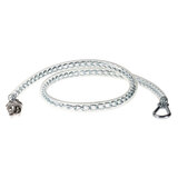 Horse Stable / Float Plastic Covered Tie Up Chain With Clips 90cm