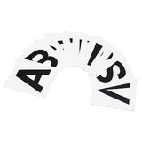 Dressage Arena Horse Riding Letters Markers 12 Strong Easy Read+Attach 27cmx24cm