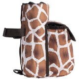 Fort Worth Bottle Saddle Bag With Pouch Giraffe Pattern