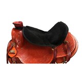 Western Saddle Seat Saver Black