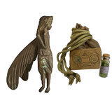 The Iron Fairies CHANTE Fairy of the Tree Fern Collectors Hand Made Cast Iron