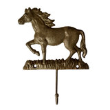 Cast Iron  Bowen Horse 1 Hook For Keys or Coats Handcrafted 