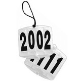 Competition Bridle No Holder 4 Digit Number Set Of 2 Square Show Horse Pony