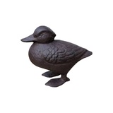 Mr Gecko Cast Iron Duck Standing Small Handcrafted Antique Rust Decor Figurine Statue