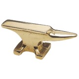Solid Brass Paperweight Farrier Anvil