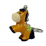 3D Key Ring - Polyresin Good Luck Horse Key Chain