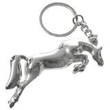 3D Key Ring - Show Jumper Silver Quality Key Chain 