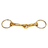 Key Ring - Gold Snaffle Bit Horse Bit Key Chain