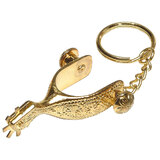 Key Ring - Gold Spur Western Horse Key Chain