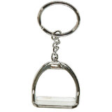 Key Ring - English Stirrup Silver Key Chain