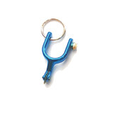 Key Ring - Western Rowel Spur Key Chain Blue