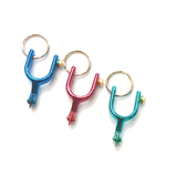 Key Ring - Western Rowel Spur Key Chain Teal