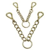 Brass Walsall Argosy Chain With Wallsall Hooks Large 
