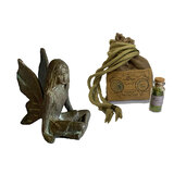 The Iron Fairies HANNAH Fairy Of The Grape Vine Collectors Handcrafted Cast Iron