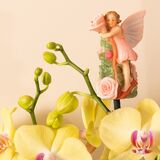 Garden Stake Topper Rose Fairy Handcrafted