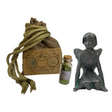 The Iron Fairies JADE Fairy of The Jacaranda Tree Handcrafted Cast Iron Figurine