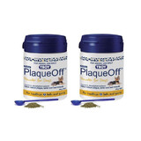 Plaque Off For Dogs Teeth Gums Bad Breath Tartar Gingivitis 2 X 40g 