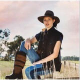 Oilskin Vest Brown Unisex Adult  Polar Fleece Lined Free Storage Bag 