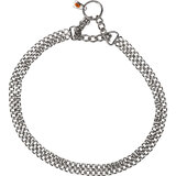 Sprenger Twin Row Martingale Dog Chain Collar Flat Polished Links - S/Steel 2 mm