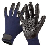 Animal Hands On Grooming Gloves Dogs Cats Horses Wet Dry Curry Massage  2 Sizes