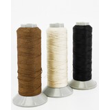 Horse Plaiting Thread 250mts Brown \ White \ Black 
