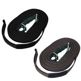 Lunge Rein Rope Line Cotton Web 9mt Black or Brown