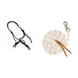 Natural Horsemanship Rope Halter Full + Training Lead Set Gear Tack Saddlery 