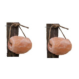 Minrosa Himalayan Mineral Salt Lick On Rope Horse Pony Goat Sheep Cattle 2X1Kg