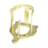 Bridle Bracket Pvc Coated Halter Gear Stables Brass