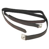 English Deluxe Stirrup Insert Leathers 1" x 56 Inch Brown or Black Pair