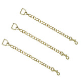 Zilco Lead Chain Brass Plated 46Cm 18" Horse Dog Cow Nose Chin Chain