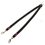 Black Dog Wear Brace Or Split Double Lead Regular/ Small For Leading 2 Dogs 