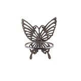 Mr Gecko Cast Iron Handmade Butterfly Pot Plant Holder