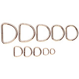 Nickel Plated Harness Dee 1 Inch -25Mm Solid Horse Harness Tack Dog Collar Craft