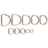 Nickel Plated Harness Dee 1.1/2 Inch -38Mm Solid Horse Harness Tack Craft