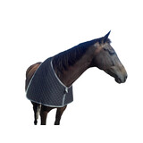 Horse Quilted Taffeta Anti-Rub Rug Bib Lined Shoulder Guard Mini-Xlarge