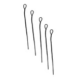 Whip Crackers Snaps Replacement For Dressage Stock Bull Whips Black 21Cm Qty5