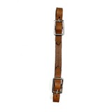 Ezy Ride Curb Strap Stitched 2 Buckle Harness Leather