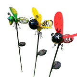 Lladybug And Grasshopper Solar Lights Set of 3